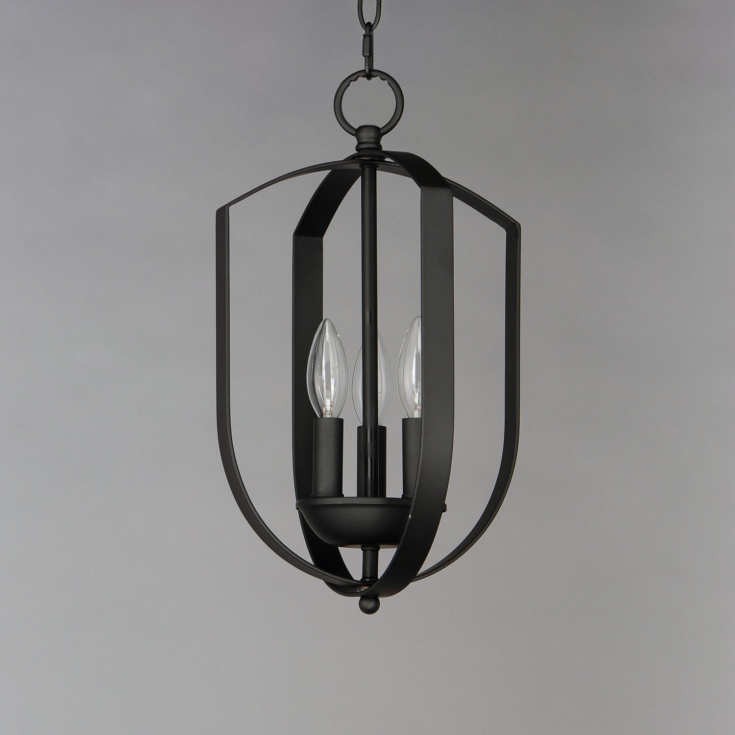 Maxim - 10033BK - Three Light Chandelier - Provident - Black