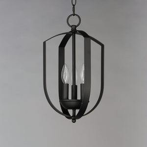 Maxim - 10033BK - Three Light Chandelier - Provident - Black