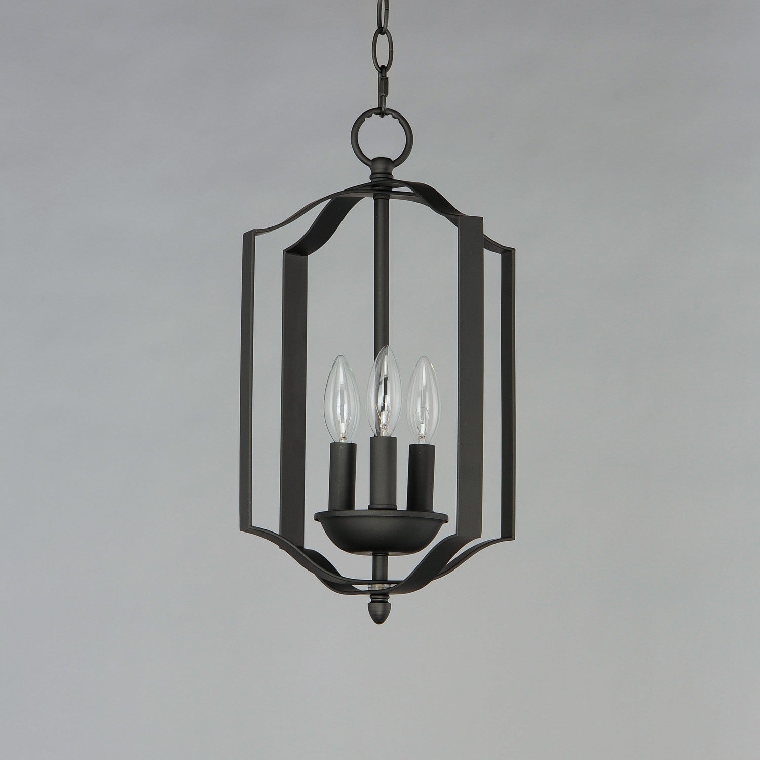 Maxim - 10035BK - Three Light Chandelier - Provident - Black