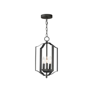 Maxim - 10035BK - Three Light Chandelier - Provident - Black