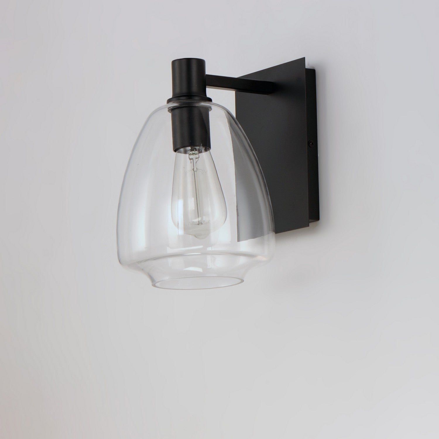 Maxim - 11111CLBK - One Light Wall Sconce - Babylon - Black