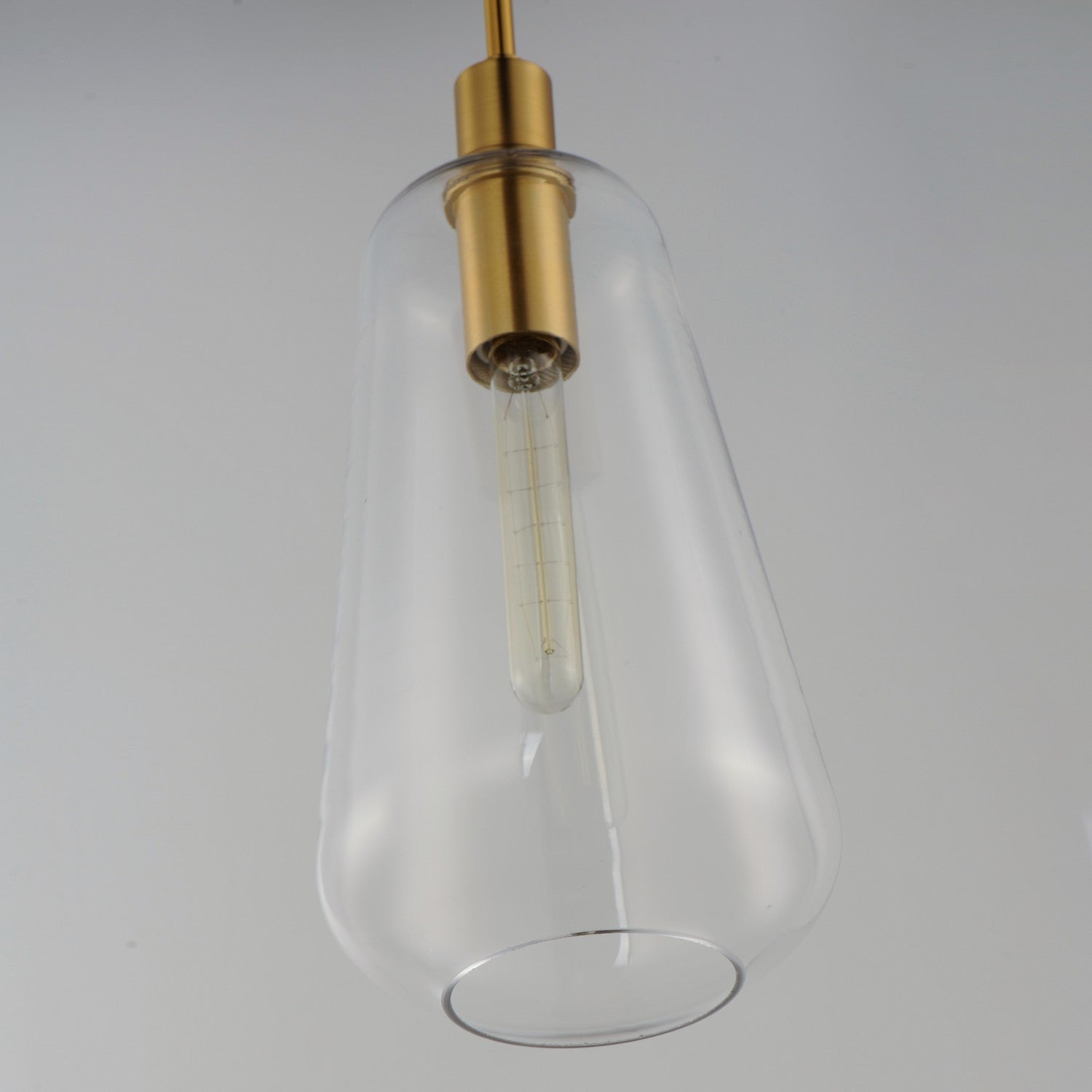 Maxim - 11114CLSBR - One Light Pendant - Babylon - Satin Brass