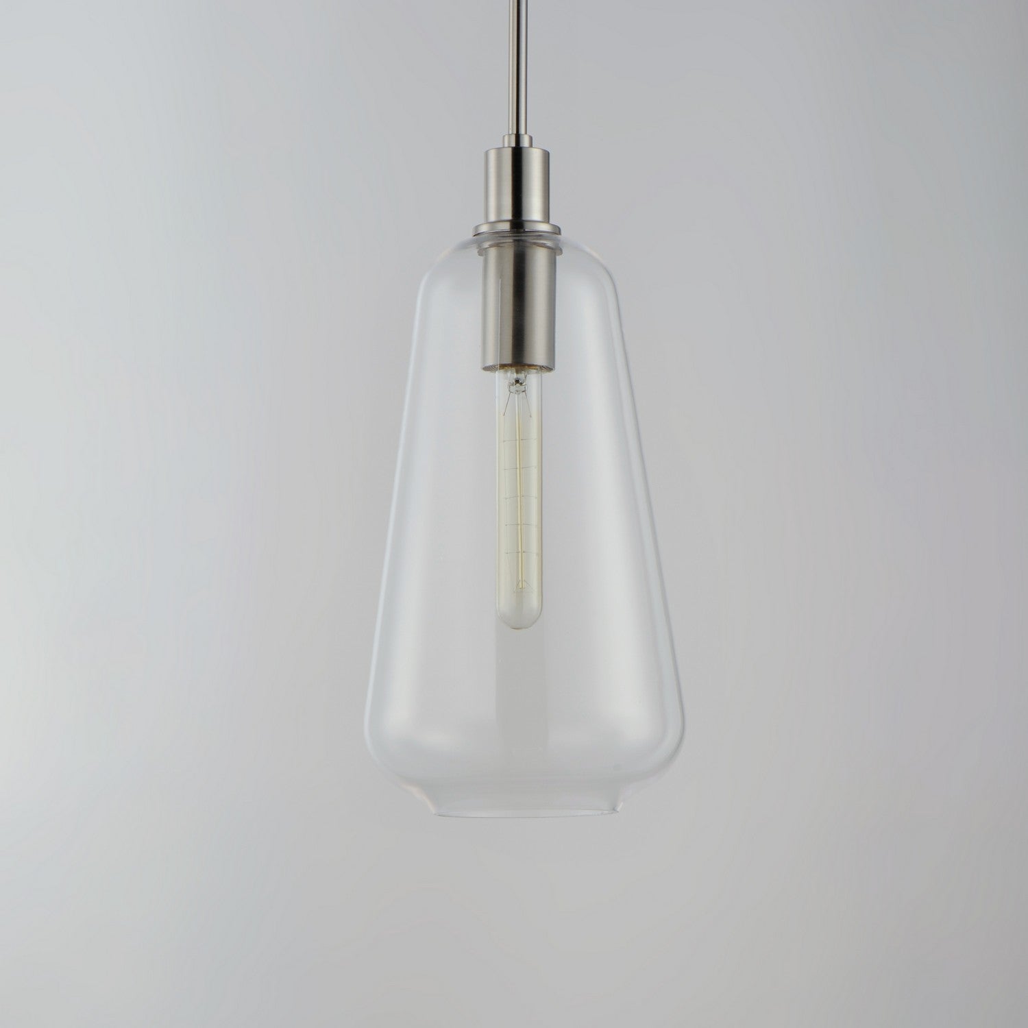 Maxim - 11114CLSN - One Light Pendant - Babylon - Satin Nickel