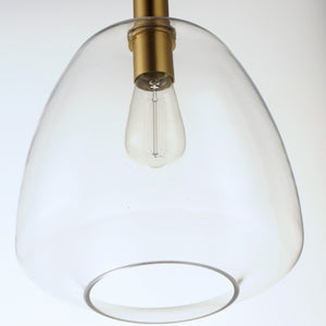 Maxim - 11116CLSBR - One Light Pendant - Babylon - Satin Brass