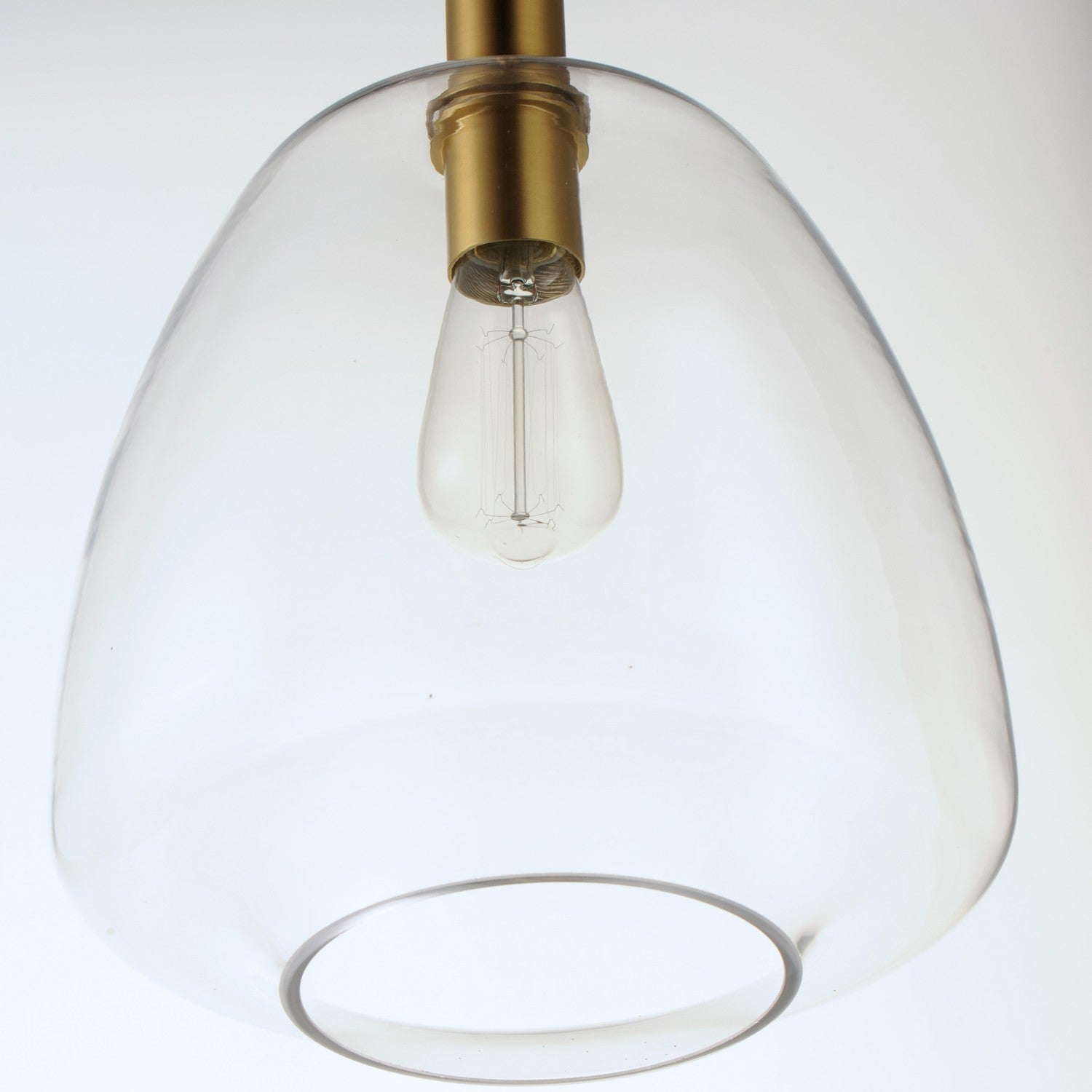 Maxim - 11116CLSBR - One Light Pendant - Babylon - Satin Brass