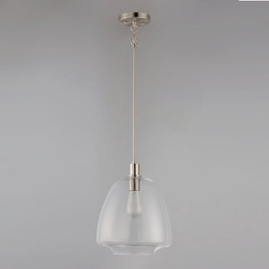 Maxim - 11116CLSN - One Light Pendant - Babylon - Satin Nickel