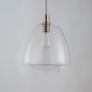 Maxim - 11116CLSN - One Light Pendant - Babylon - Satin Nickel