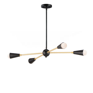 Maxim - 11264BKSBR/BUL - LED Pendant - Lovell - Black / Satin Brass