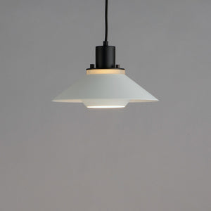 Maxim - 11410BKWT - One Light Pendant - Oslo - Black / White
