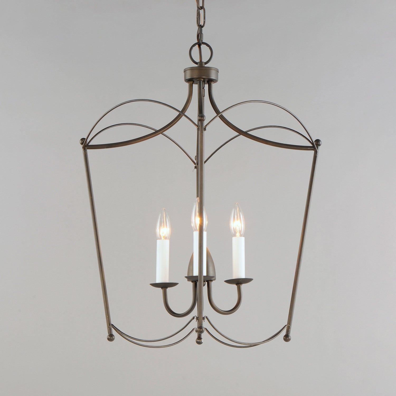 Maxim - 12163CHB - Three Light Pendant - Plumette - Chestnut Bronze