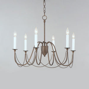 Maxim - 12166CHB - Six Light Chandelier - Plumette - Chestnut Bronze