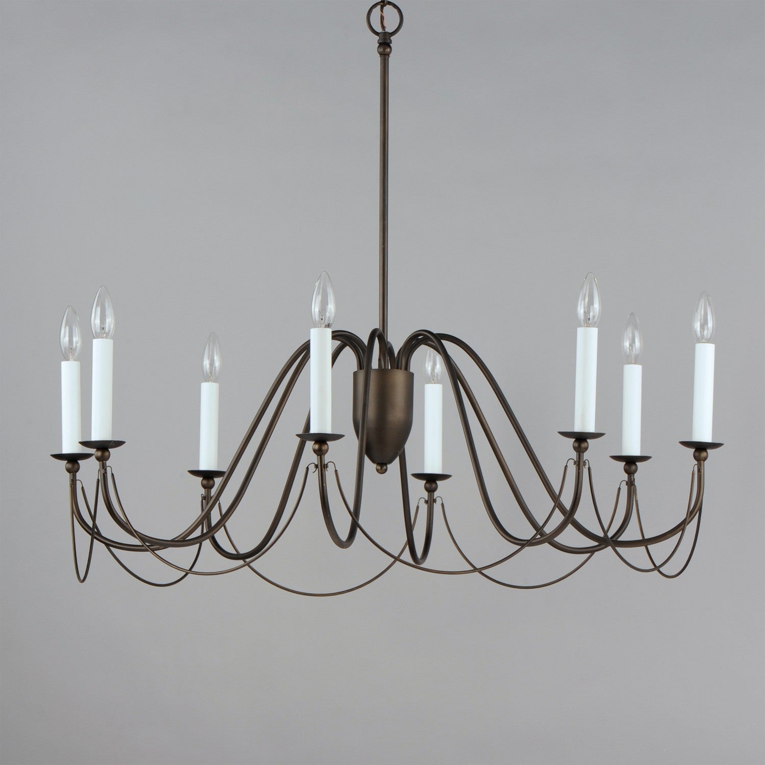 Maxim - 12168CHB - Eight Light Chandelier - Plumette - Chestnut Bronze