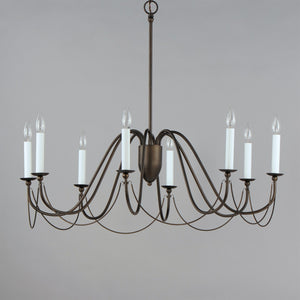Maxim - 12168CHB - Eight Light Chandelier - Plumette - Chestnut Bronze