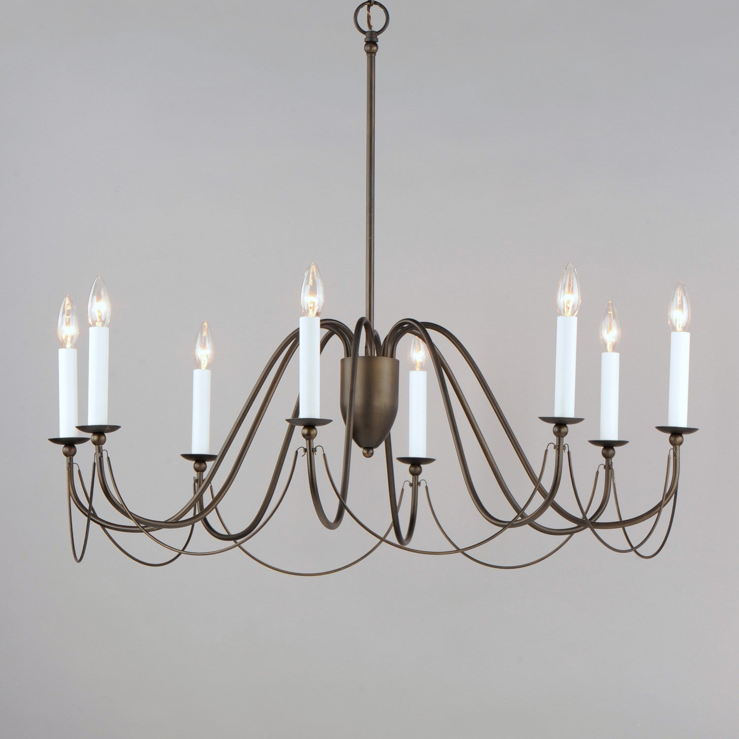 Maxim - 12168CHB - Eight Light Chandelier - Plumette - Chestnut Bronze