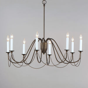 Maxim - 12168CHB - Eight Light Chandelier - Plumette - Chestnut Bronze