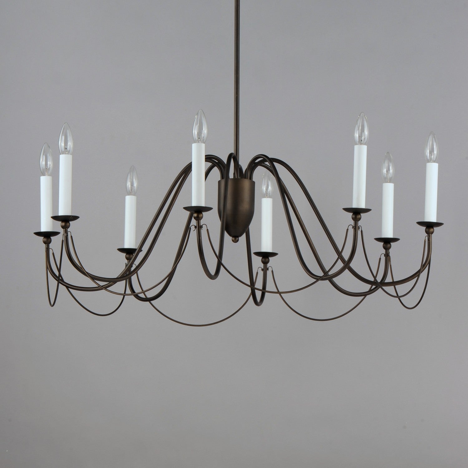 Maxim - 12168CHB - Eight Light Chandelier - Plumette - Chestnut Bronze