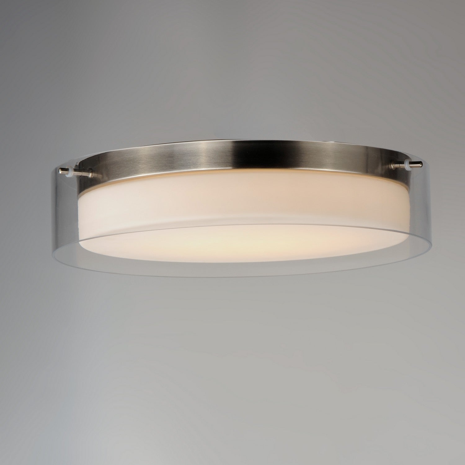 Maxim - 12284CLSWSN - LED Flush Mount - Duo - Satin Nickel