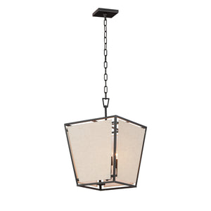 Maxim - 20264CVBK - Four Light Pendant - Montauk - Black