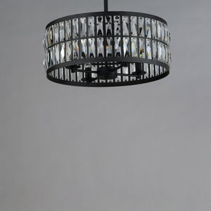 Maxim - 21815BCBK - Four Light Pendant - Madeline - Black