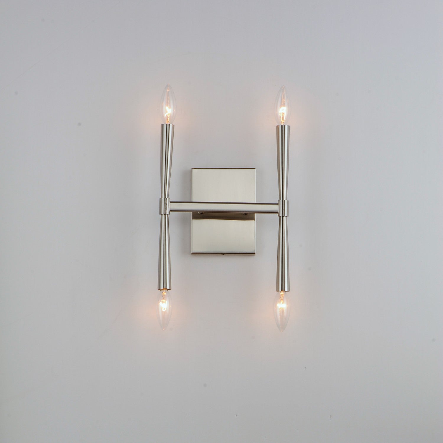 Maxim - 24622SN - Four Light Wall Sconce - Rome - Satin Nickel