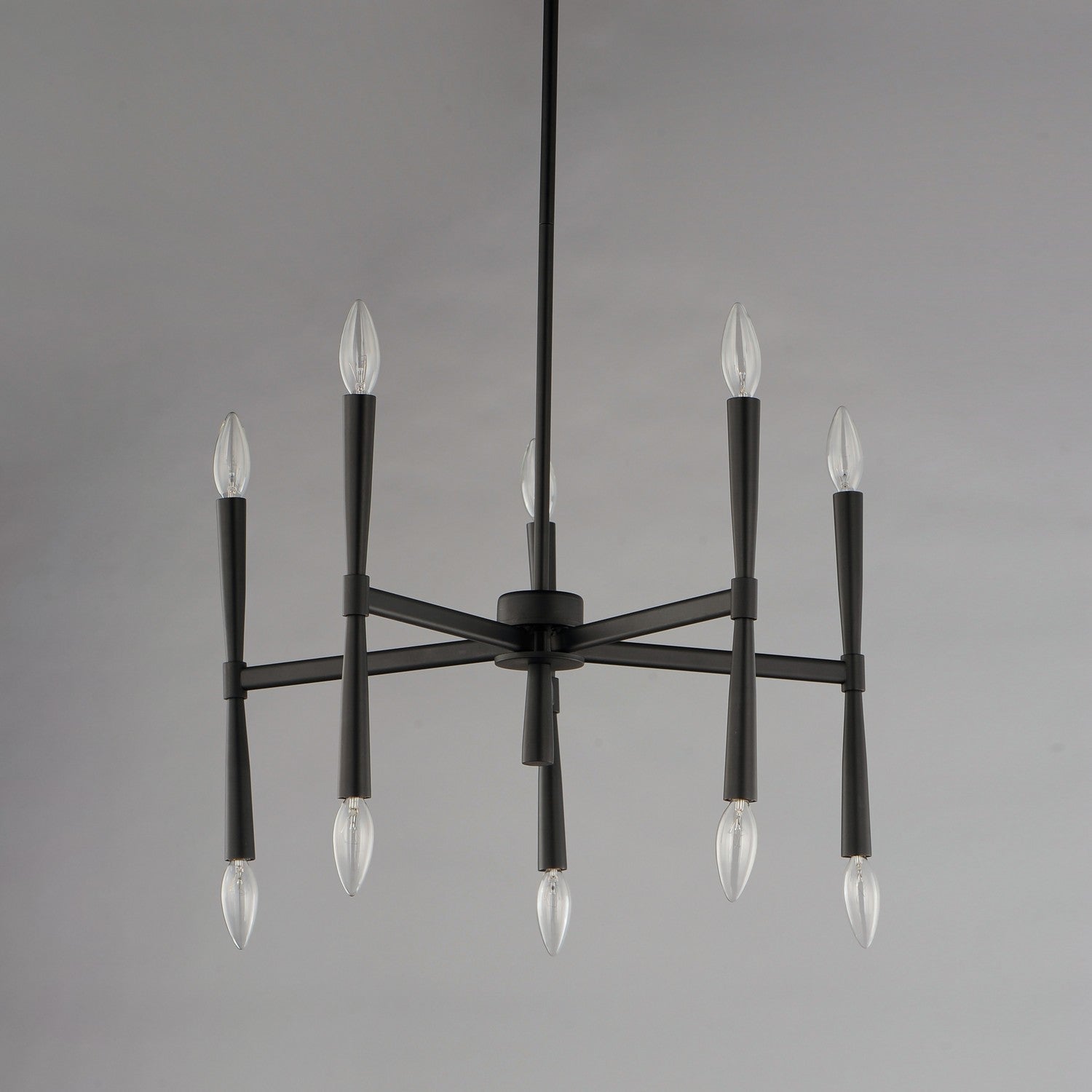 Maxim - 24625BK - Ten Light Chandelier - Rome - Black