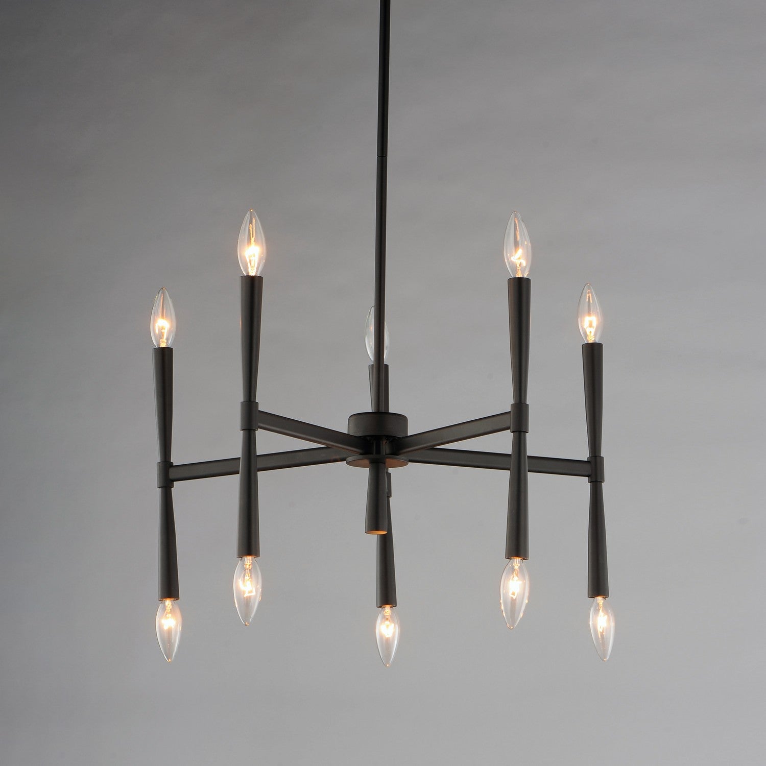 Maxim - 24625BK - Ten Light Chandelier - Rome - Black