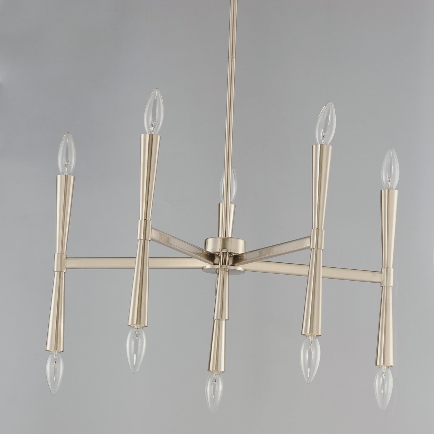 Maxim - 24625SN - Ten Light Chandelier - Rome - Satin Nickel