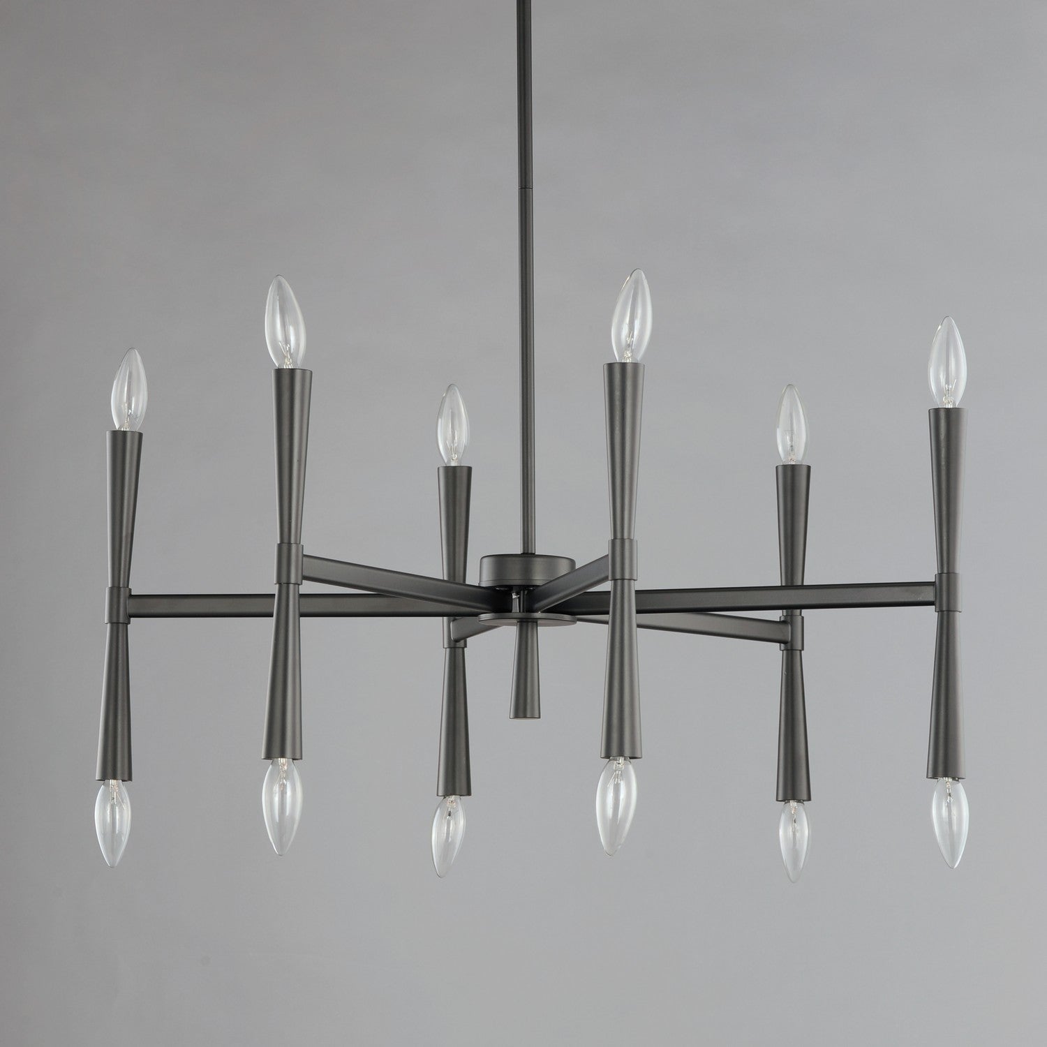 Maxim - 24626BK - 12 Light Chandelier - Rome - Black