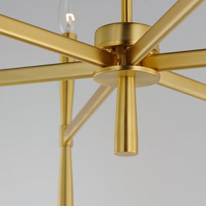 Maxim - 24626SBR - 12 Light Chandelier - Rome - Satin Brass