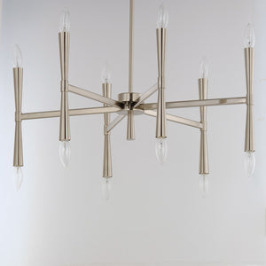 Maxim - 24626SN - 12 Light Chandelier - Rome - Satin Nickel