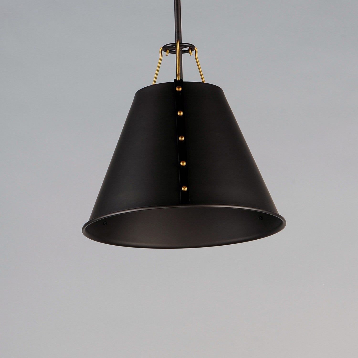 Maxim - 25162OIAB - One Light Pendant - Trestle - Oil Rubbed Bronze / Antique Brass