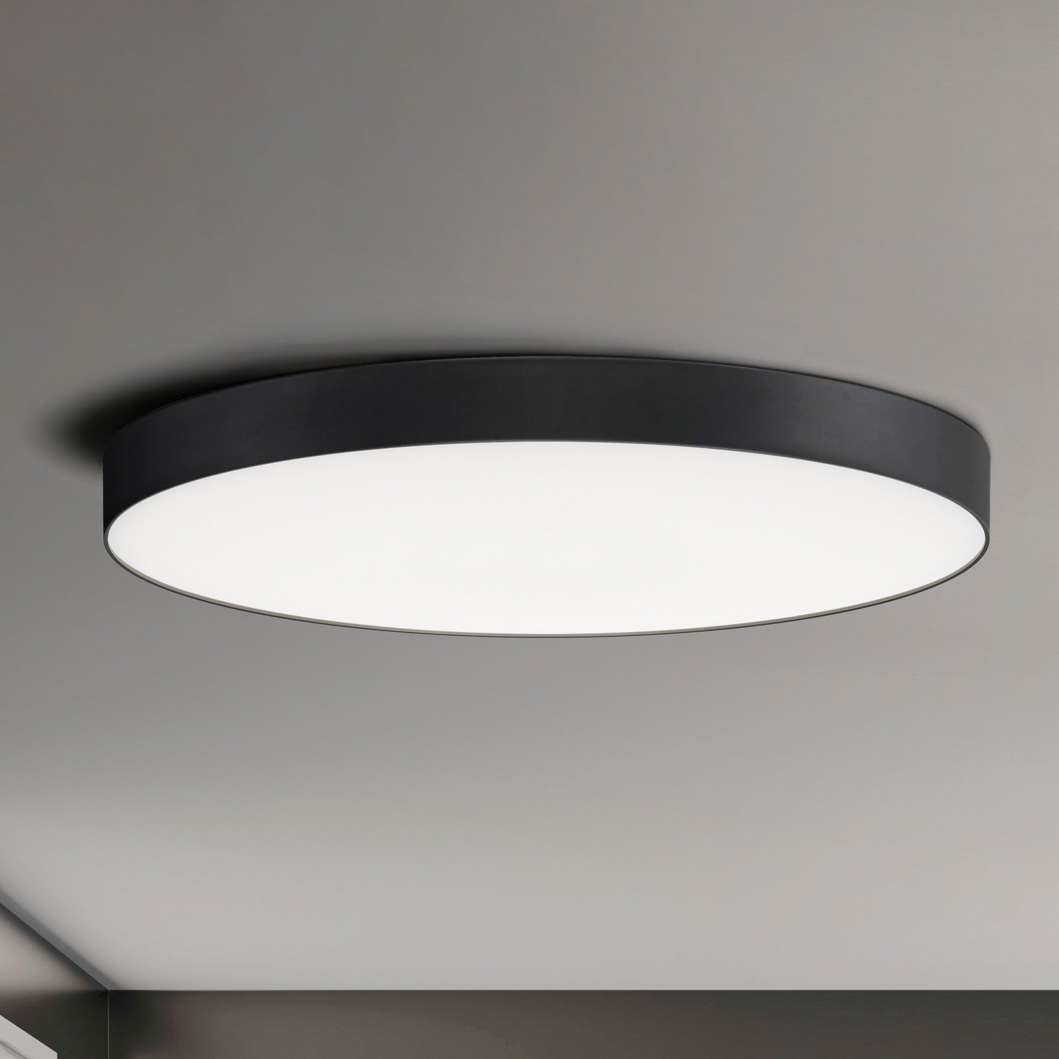 Maxim - 57670WTBK - LED Flush Mount - Trim - Black