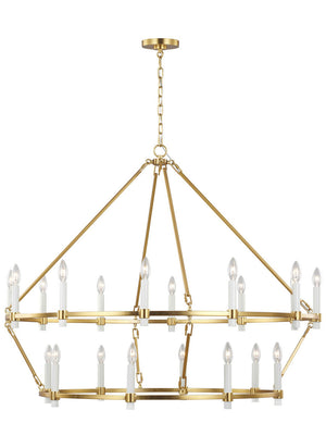 Visual Comfort Studio - CC14420BBS - 20 Light Chandelier - Marston - Burnished Brass