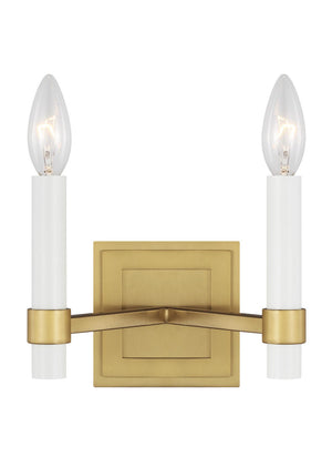 Visual Comfort Studio - CW1222BBS - Two Light Wall Sconce - Marston - Burnished Brass