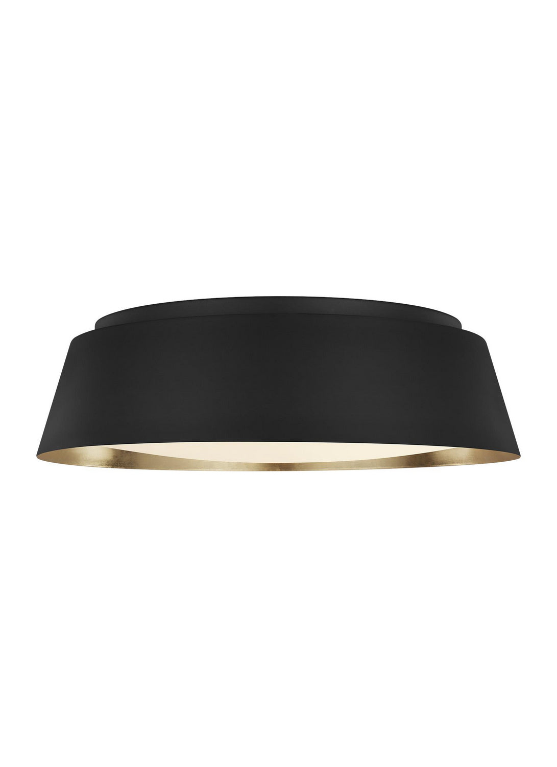 Visual Comfort Studio - EF1005MBK - Four Light Flush Mount - Asher - Midnight Black