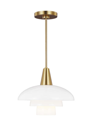 Visual Comfort Studio - EP1271BBS - One Light Pendant - Rossie - Burnished Brass