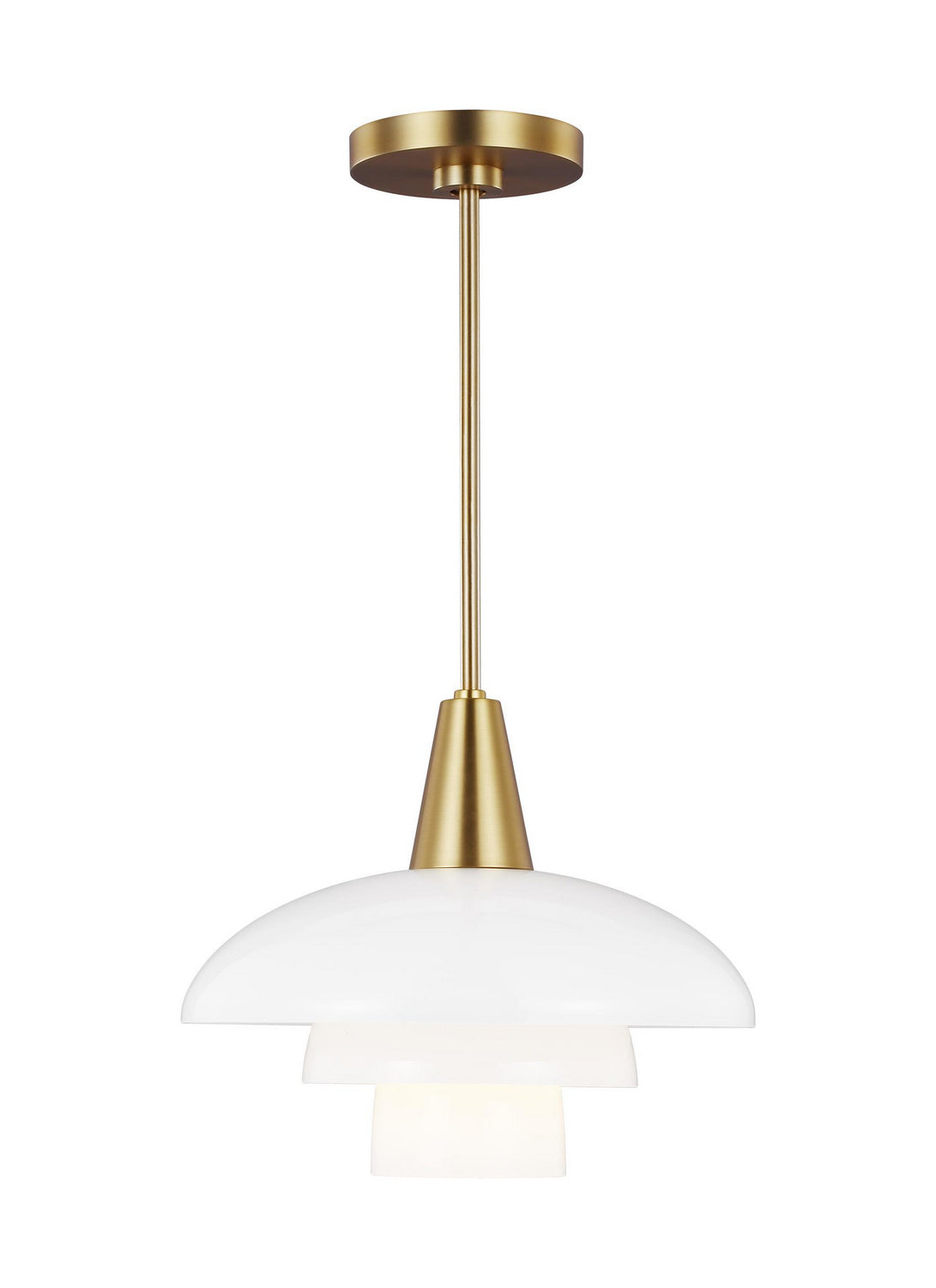 Visual Comfort Studio - EP1271BBS - One Light Pendant - Rossie - Burnished Brass