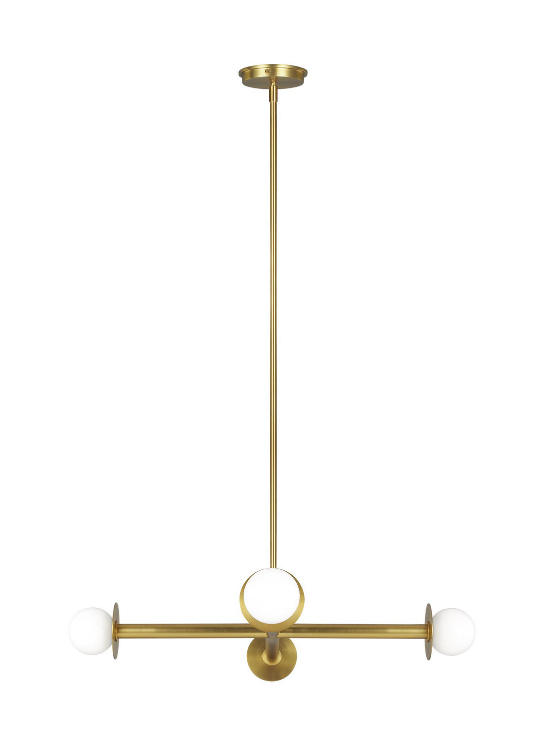 Visual Comfort Studio - KC1064BBS - Four Light Chandelier - Nodes - Burnished Brass