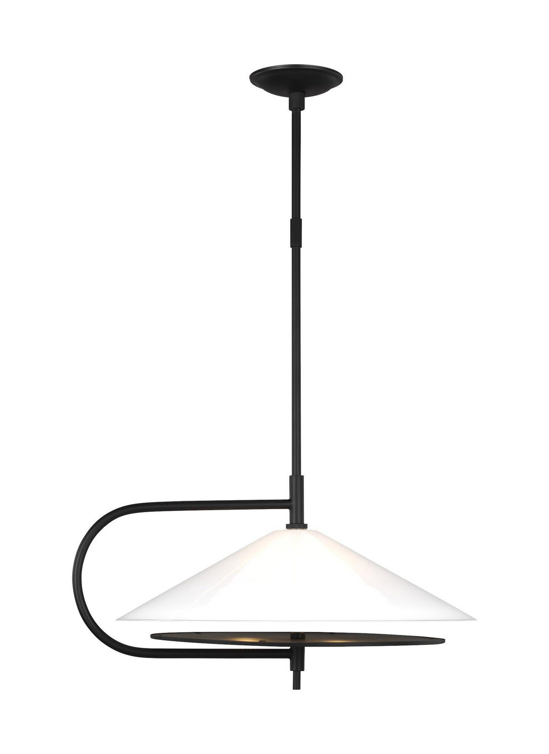 Visual Comfort Studio - KP1071MBK - Two Light Pendant - Gesture - Midnight Black