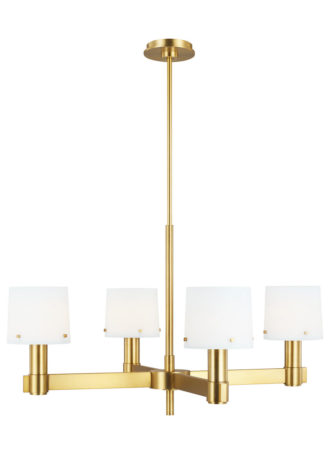 Visual Comfort Studio - TC1134BBS - Four Light Chandelier - Palma - Burnished Brass