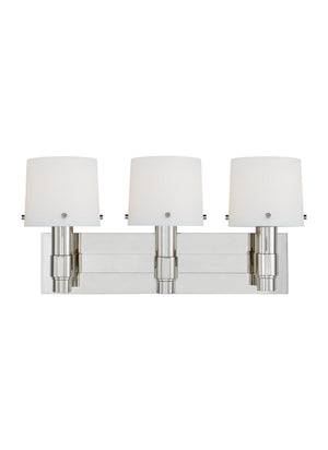 Visual Comfort Studio - TV1083PN - Three Light Vanity - Palma - Polished Nickel