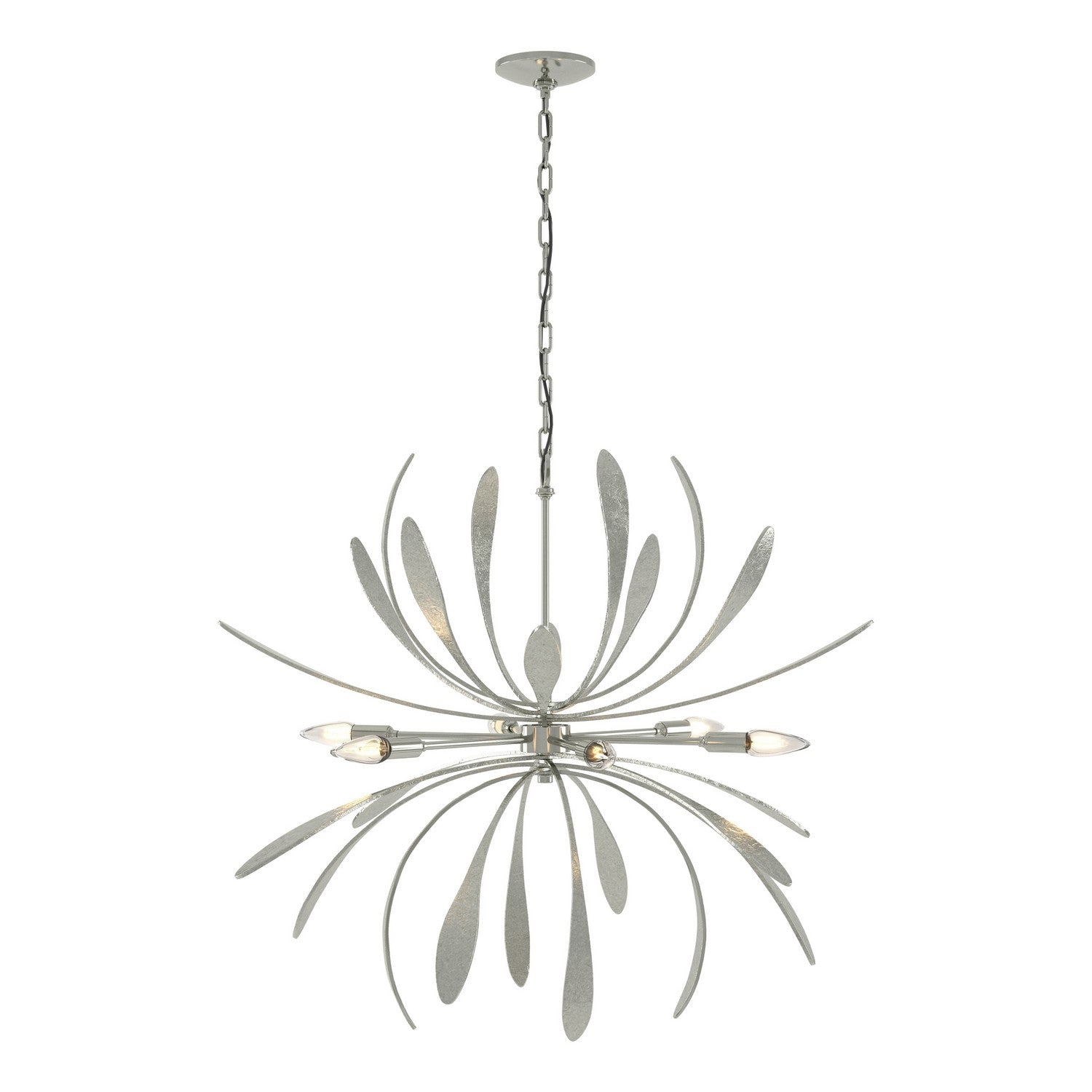 Hubbardton Forge - 104350-SKT-85 - Dahlia Chandelier - Dahlia - Sterling