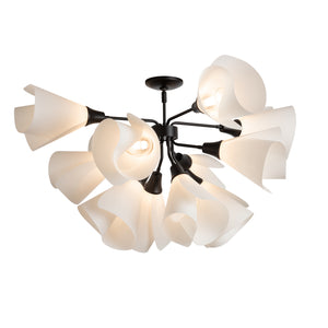 Hubbardton Forge - 124362-SKT-10-SH1987 - LED Semi-Flush Mount - Mobius - Black