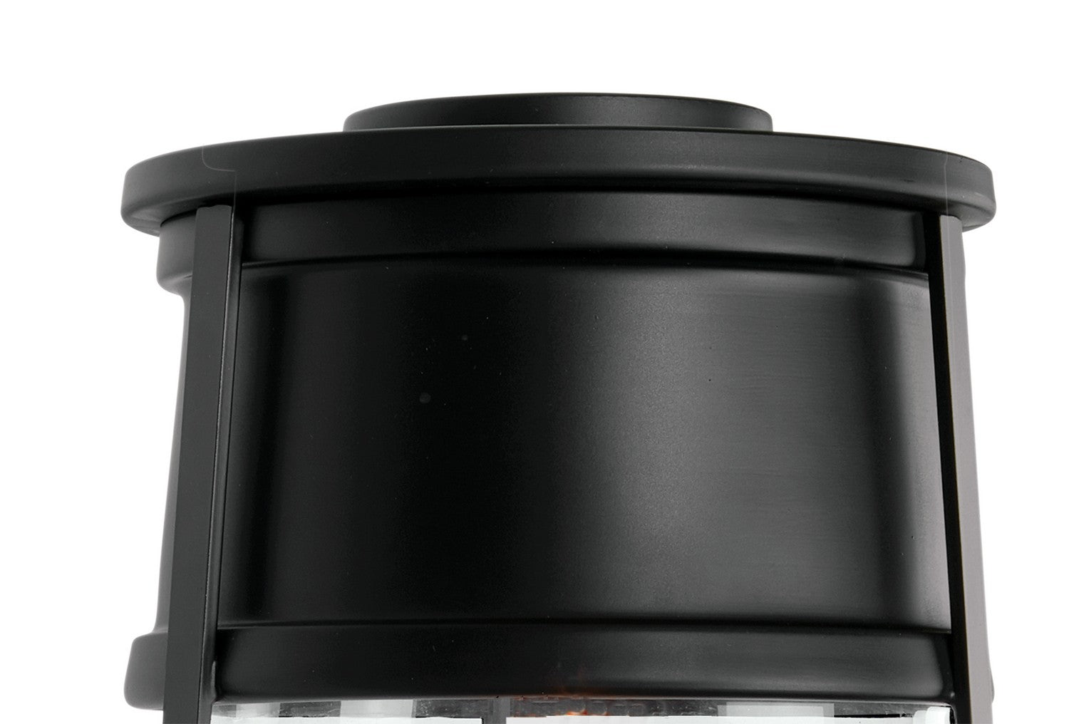 Norwell Lighting - 1247-MB-CL - One Light Post Mount - Cone - Matte Black