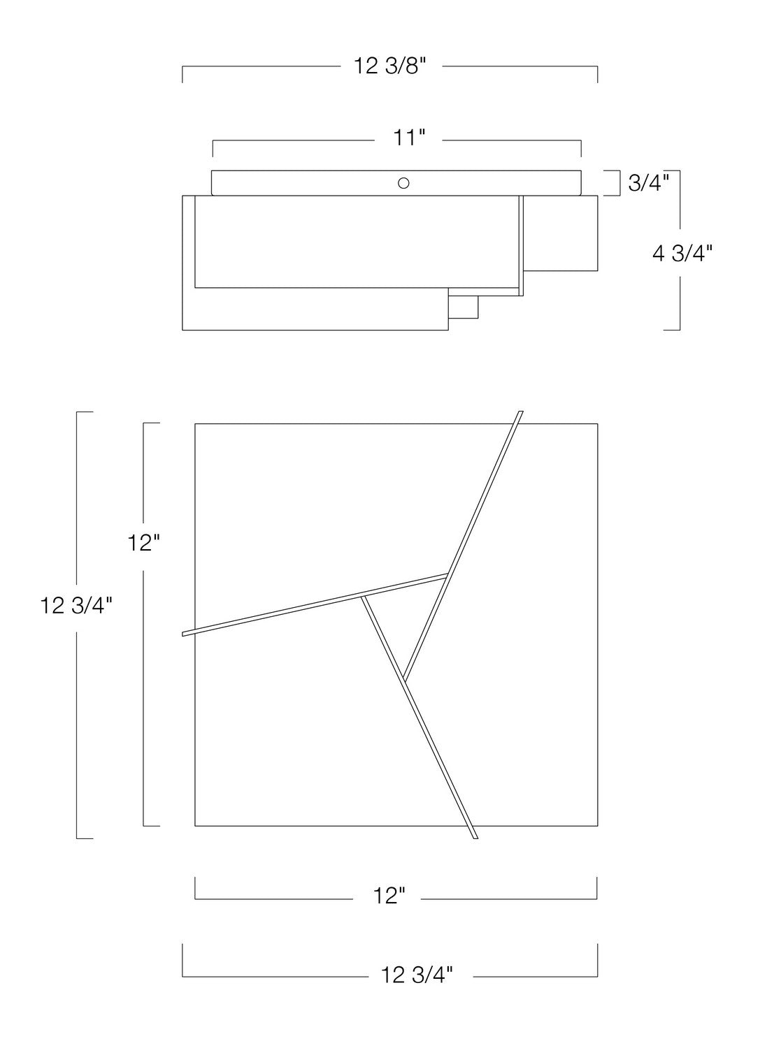 Norwell Lighting - 5396-MB-MA - LED Ceiling Mount - Candeau - Matte Black