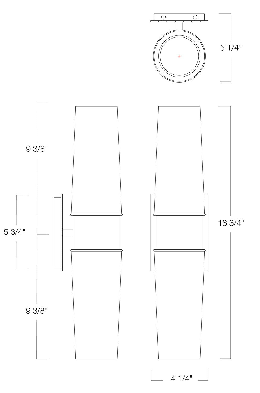 Norwell Lighting - 9759-CH-CF - Two Light Wall Sconce - Icycle - Chrome