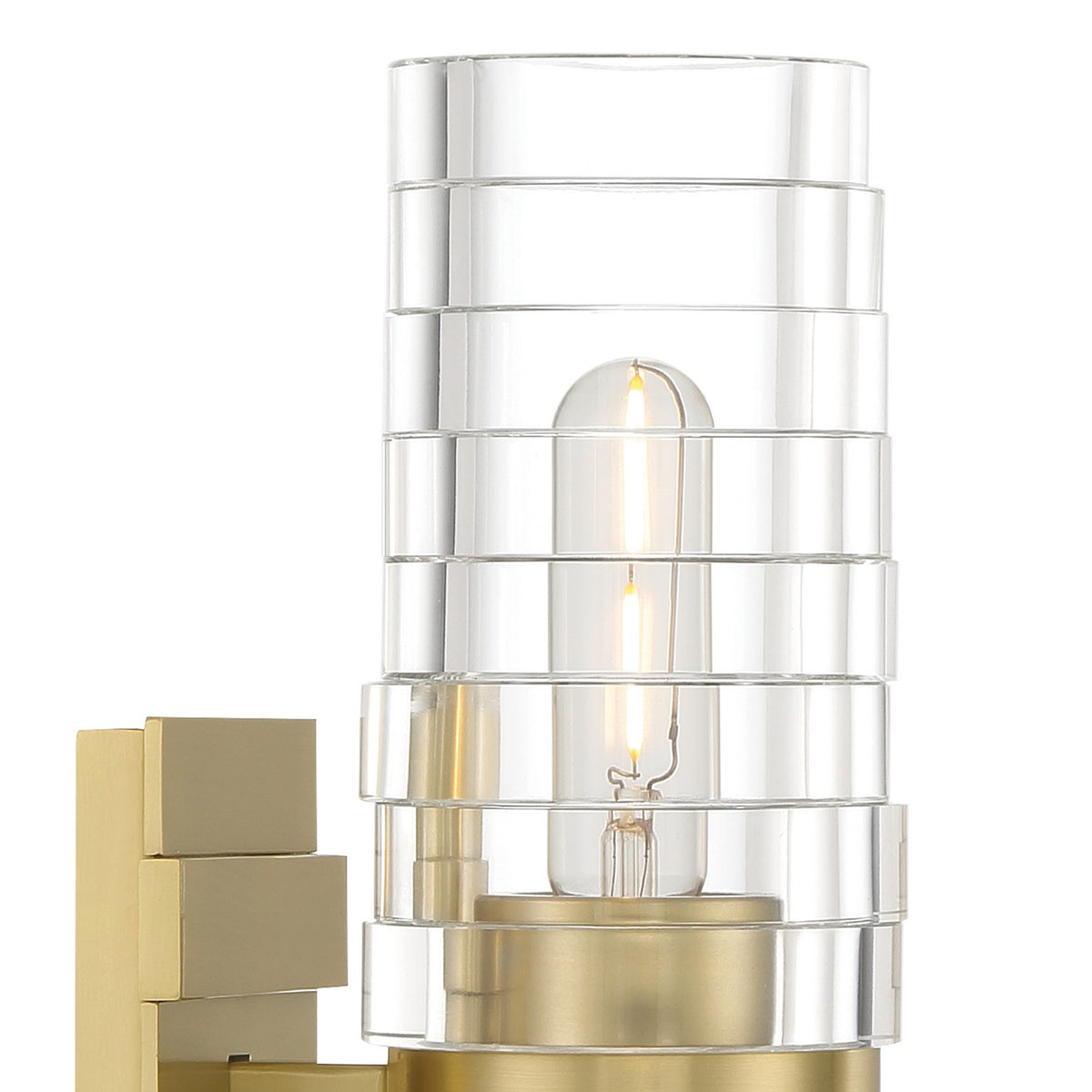 Norwell Lighting - 9765-SB-IC - Two Light Wall Sconce - Murano - Satin Brass