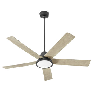 Oxygen - 3-115-15 - 56"Ceiling Fan - Temple - Black