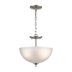 ELK Home - 1302PL/20 - Two Light Semi Flush/Pendant - Jackson - Brushed Nickel