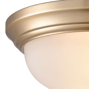 ELK Home - 7002FM/50 - Two Light Flush Mount - Basics - Satin Gold